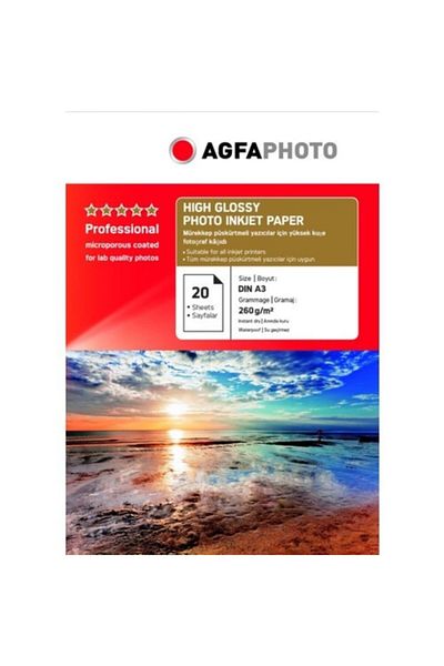 AgfaPhoto Agfa Photo Inkjet Paper A3 Glossy (bright)