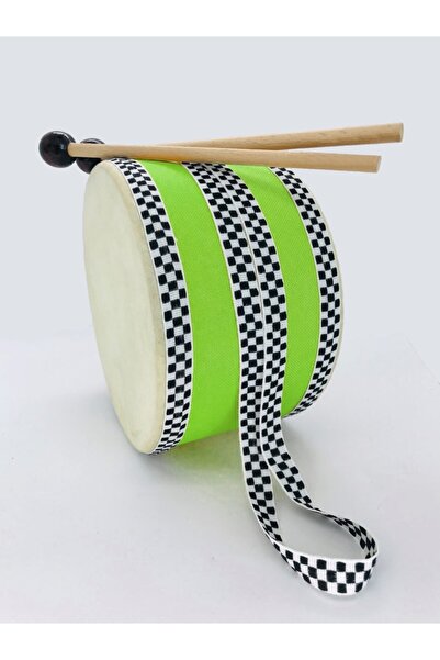 AyasEğiticiOyuncak Çocuk Davulu Ahşap Tokmaklı Deri Özel Üretim