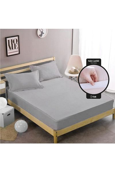 NESCO 100% Cotton Double Elastic Sheet Set (thick Elastic) Patented Product
