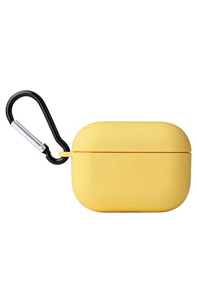 Genel Markalar 2. Nesil Kılıf Apple  Kulaklık Koruma Silikon Sarı