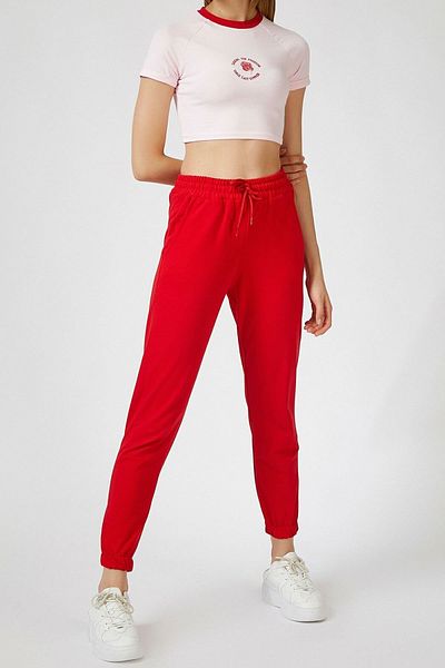 GABRİA Pocketed Elastic Leg Sweatpants