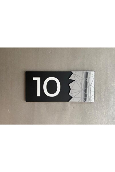 Dekokonsept Smoked Mirrored Door Number