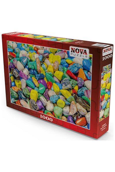 Nova Puzzle Nova 1000 Piece Colorful Stones Puzzle - Pablo Hidalgo