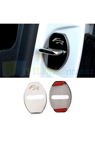 yılmazetic Seat Fr Logo Kapı Kilidi Karşılığı Arma Amblem Paslanmaz Çelik 2 A...