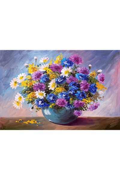 Nova Puzzle Nova 1000 Piece Colorful Wild Flowers Puzzle - 41019