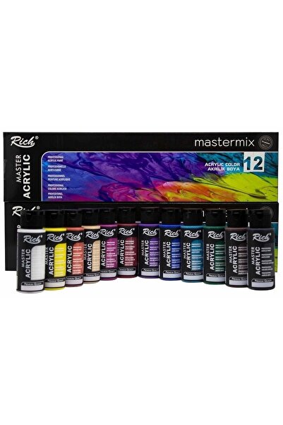 Rich Boya 12'li 60 Cc Master-mix Akrilik Set *new