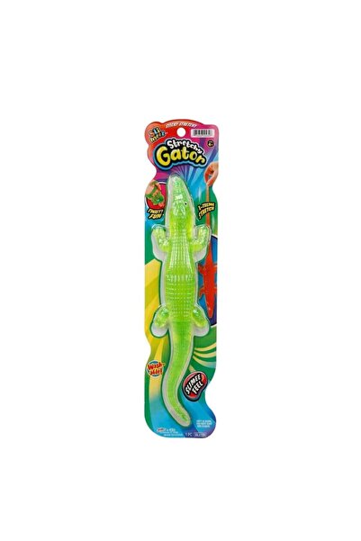 Sunman Dev Kertenkele Streç Yumuşak Esneyen Uzayabilen Kertenkele Büyük Boy Stretchy Lizard Yeşil 33 Cm