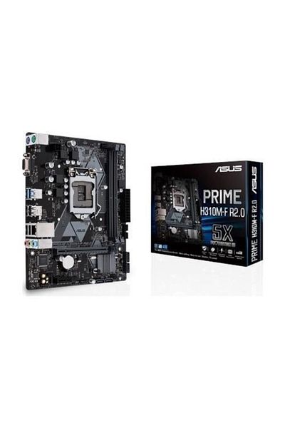 ASUS اللوحة الأم Prime H310m-f R2.0 H310 Ddr4 Vga Glan Matx Usb3.1 1151pv2