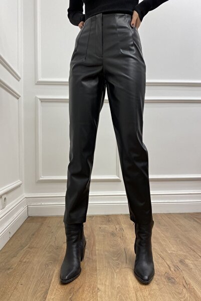 CurcunaShop Beli Pensli Deri Pantolon