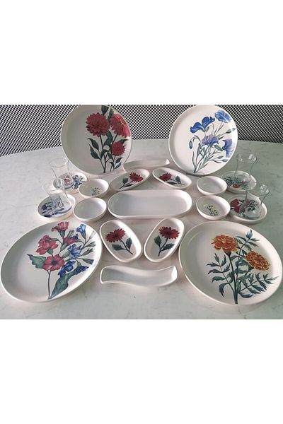 Keramika 23 Piece Breakfast Set for 4 People