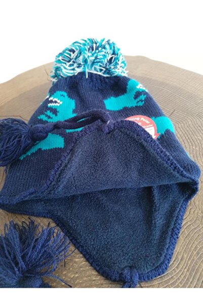 Kitti Boy's Beanie with Fleece Inside and Ears K2120-06