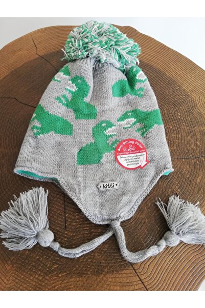 Kitti Boy's Beanie with Fleece Inside and Ears K2120-06