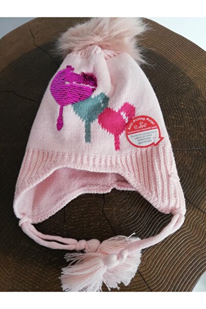 Kitti Kız Çocuk Içi Polarlı Kulaklı Bere K2120-01