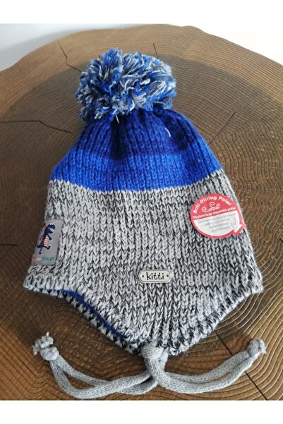 Kitti Baby Boy Beanie with Fleece Inside and Ears K2110-06