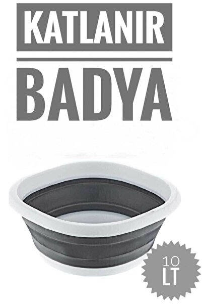 Jet's Home Badya Katlanır Sebze Badyası Silikon Badya Leğen Orta Boy No:3 10 Lt