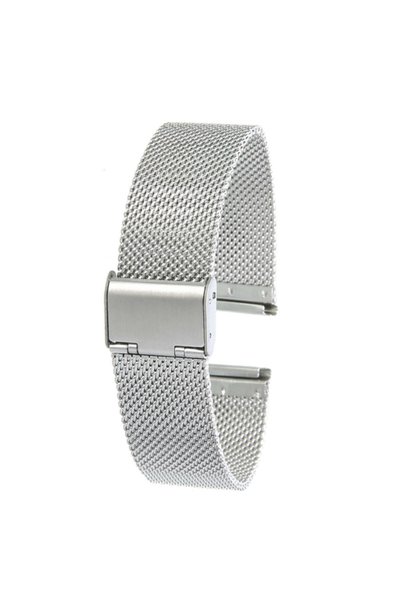 Genel Markalar 24mm Saat Kordonu Çelik Hasır Silver 1.kalite Örgü Kordon