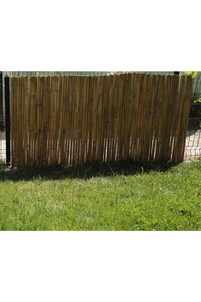 Gardinus 100 Cm X 200 Cm Gerçek Bambu Çit / Paravan
