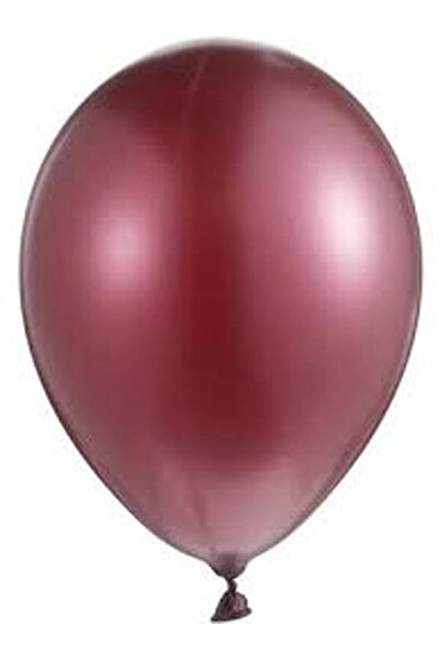 BEST PARTİ DOĞUM GÜNÜ PARTİ SÜSLERİ بالون ميتاليك أحمر كلاريت 20 قطعة