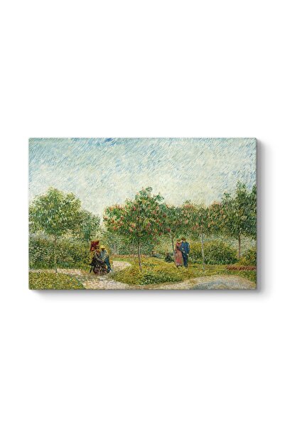 TabloShop Vincent Van Gogh - Courting Couples Kanvas Tablosu - Zarif Duvar Dekoru