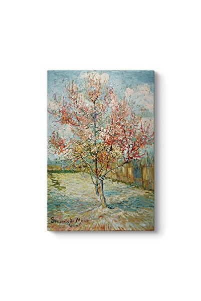 TabloShop Vincent Van Gogh - Pembe Şeftali Ağaçları Tablosu