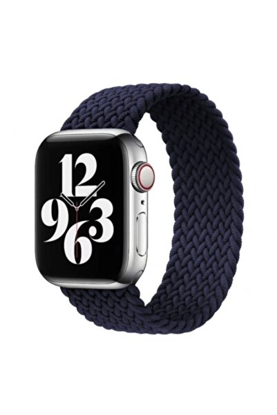 Forsis Aksesuar Apple Watch Kordon Kayış Bileklik Örgü Loop Lacivert 38-40 Mm...