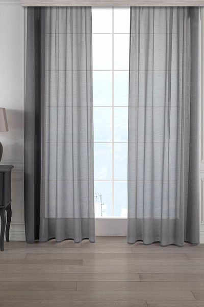 Fushia Double Wing Tulle Curtain Don't Want Ironing Frequently Pleated