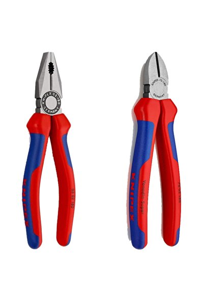 Knipex 0302180 Pense + 7002180 Yan Keski (ikili Set)