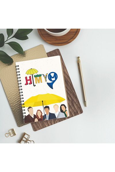 Paytak Moda How I Met Your Mother Notebook تصميم حلزوني A5 96 ورقة غير مبطنة Pytkdt292