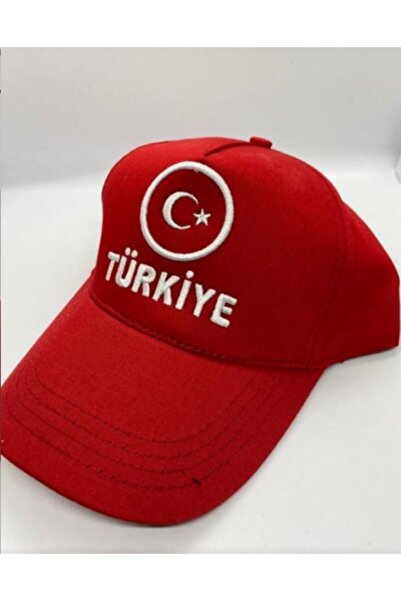 ŞapkaIdünyasi Прапор Капелюх Капелюх із зіркою та півмісяцем Спинка на липучці Вишивка Продукт Unisex Модель