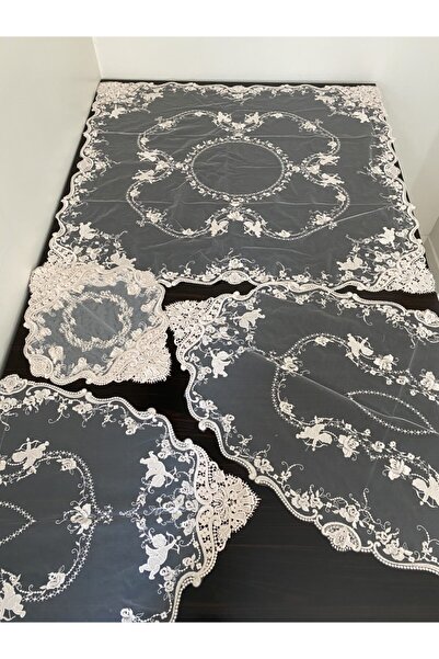 glory home طقم صالة مطرز 5 قطع