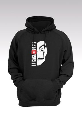 Genel Markalar La Casa De Papel 106 Siyah Kap onlu Sweatshirt Hoodie Fiyat Yorumlar Trendyol