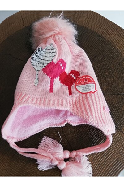 Kitti Girl's Beanie with Fleece Inside and Ears K2120-01