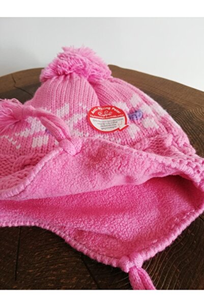 Kitti Girl's Beanie with Fleece Inside and Ears K2130-06