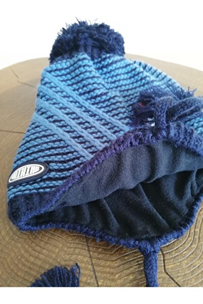 Kitti Boy's Beanie with Fleece Inside and Ears K2130-11