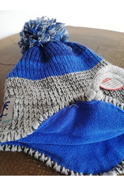 Kitti Baby Boy Beanie with Fleece Inside and Ears K2110-06