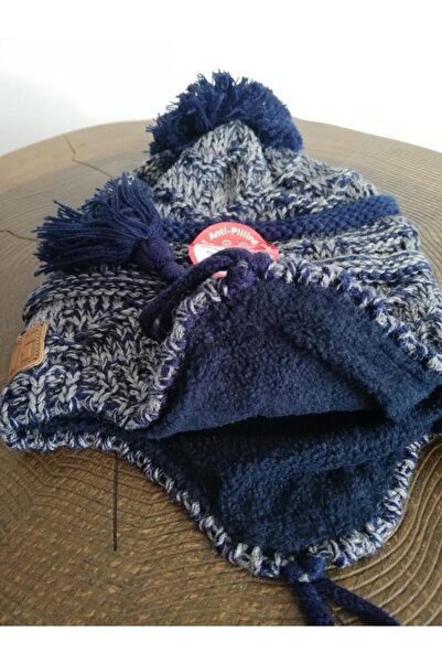 Kitti Boy's Beanie with Fleece Inside and Ears K2120-08