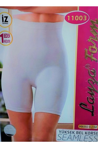 Layza Form High Waist Long White Corset