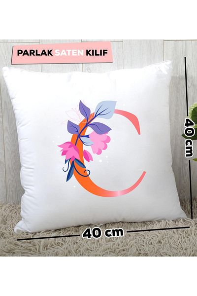 Hedizu Pernă cu design special cu litera C