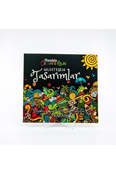 Karatay Yayınları Mandala Muhteşem Tasarımlar Boyama Kitabı Yetişkin Boyama 7...