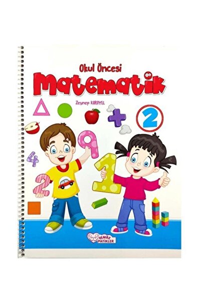 Pembe Patikler Yayınları 4 Yaş Okul Öncesi Matematik Kitabı 2 (PEMBE PATİKLER)