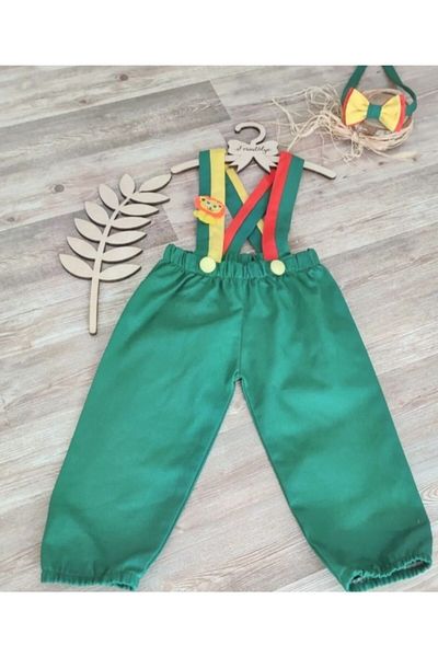 Feriatolye Safari Concept Baby Boy Green Winter Slippers