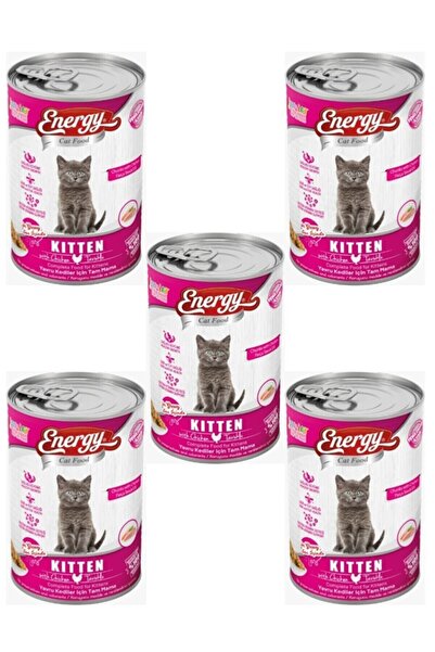 Energy Cat Food Tavuklu Yavru Islak Kedi Maması 5'li – 400 G Cfetvıkm5 400 G
