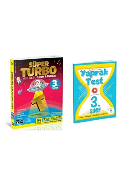 Model Eğitim Yayınları 3.sınıf Süper Turbo Tüm Dersler Soru Bankası + 5renk Tüm Dersler Yaprak Test