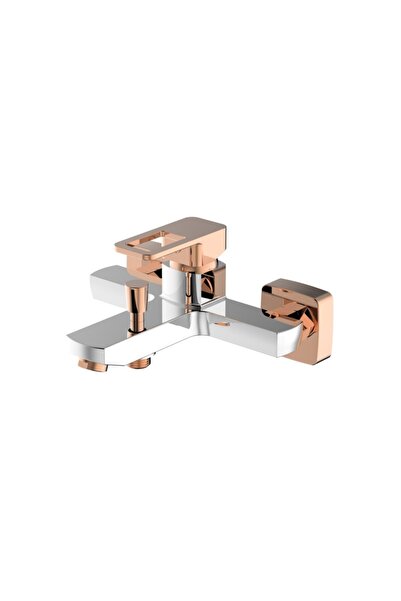 Bien Salvo Plus Colours Lavabo Ve Banyo Bataryası Krome - Rose Gold