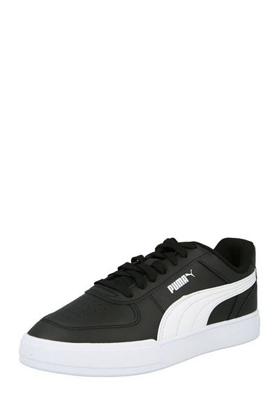 Puma Caven - Men's Black White Leather Sports Shoes
