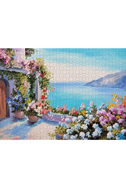 Nova Puzzle Nova Deniz Kenarındaki Ev Puzzle - 1000 Parça - 41071