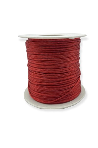 Hedef Bijuteri 1.kalite Paraşüt Ipi Kırmızı(100 Metre)