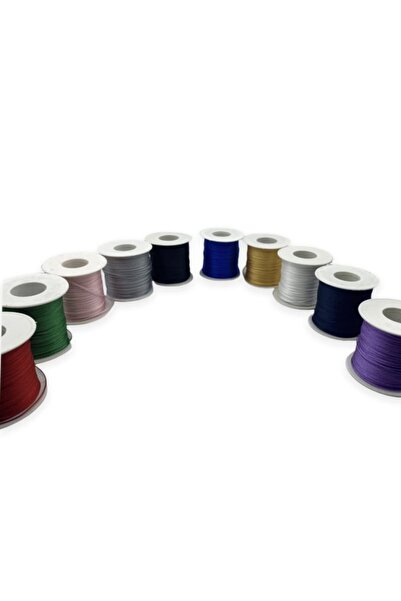 Hedef Bijuteri 10 Renk 1.kalite Paraşüt Ipi (10'ar Metre)