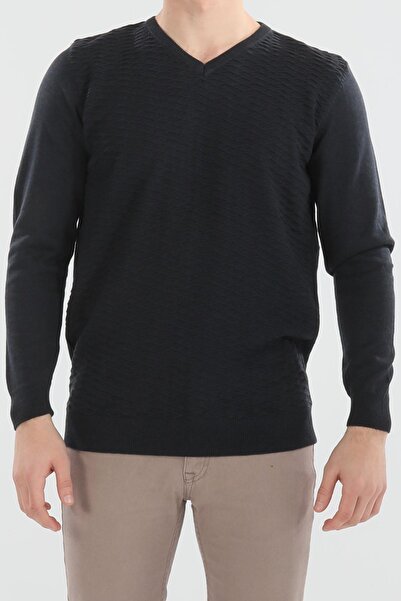 Cazador Чоловічий светр з V-подібним вирізом Caz 3106