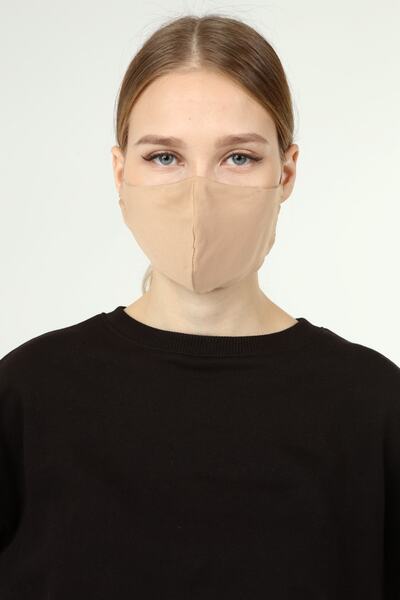 Mozto Ten Rengi Stoperli Ayarlanabilir Pamuklu Maske